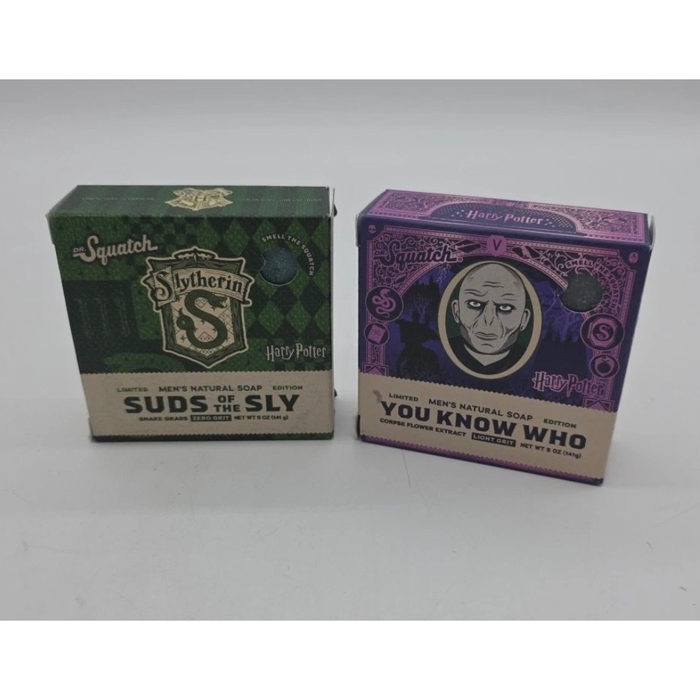 Dr. Squatch Harry Potter Soap Suds of the Sly & You Know Who Limited Edition 2pk